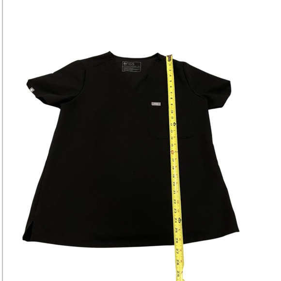 Figs Technical Collection Black Women's Scrub Top Size M - Picture 6 of 7